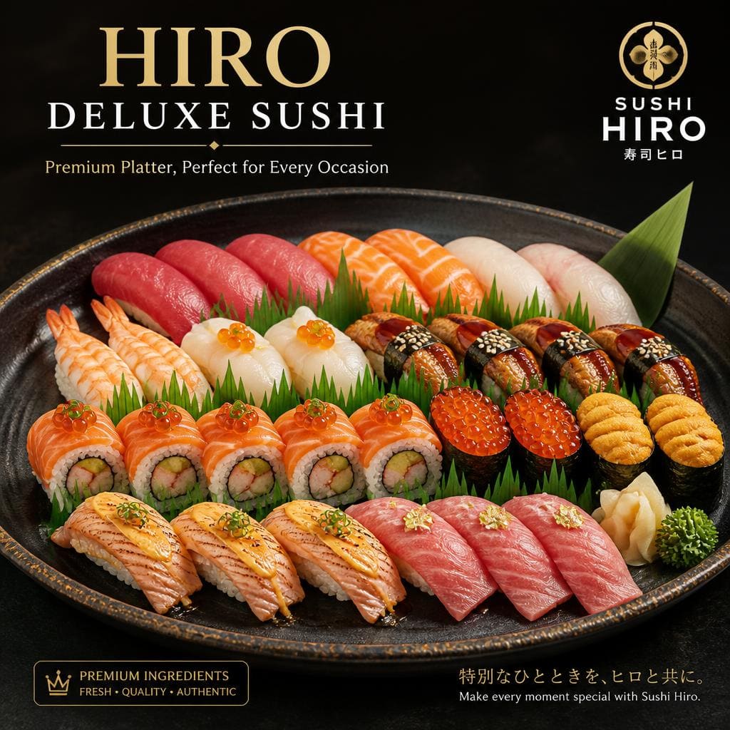 Hiro Deluxe Sushi Sushi Hiro menu sushi deluxe